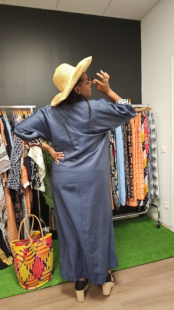 kimono long femme africaine wax sublime
