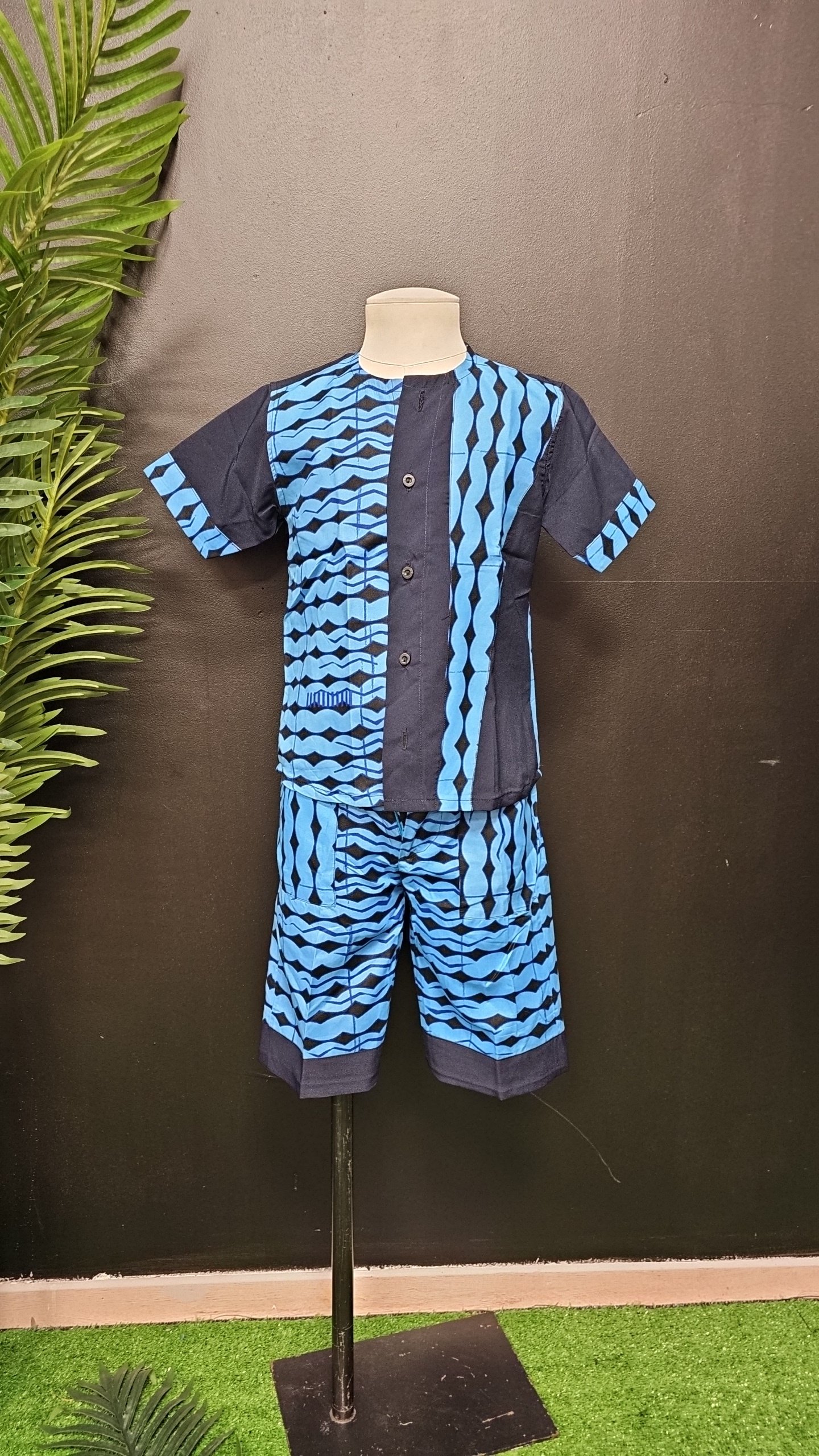 Ensemble wax enfant garcon short manches courtes Yve Wadia