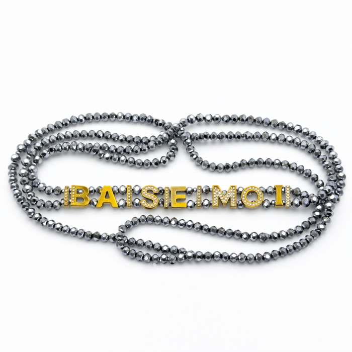 Baya personnalisé la cochonne - gris